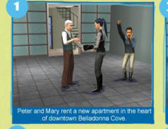 The first frame of the comic strip