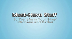 Still from The Sims 2 Kitchen & Bath Interior Design Stuff trailer