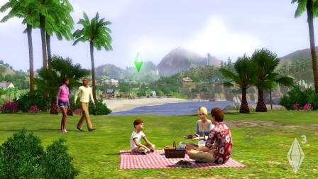 A nice picnic with a nice view
